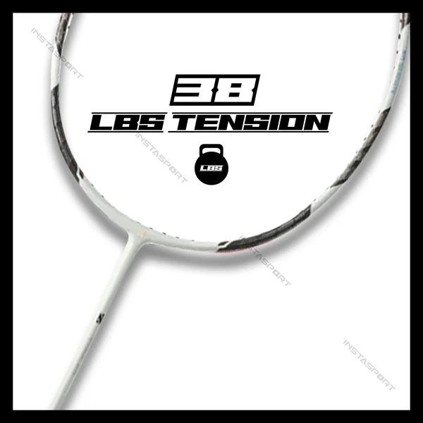 Apacs Z Ziggler Lite Badminton Racket (White)