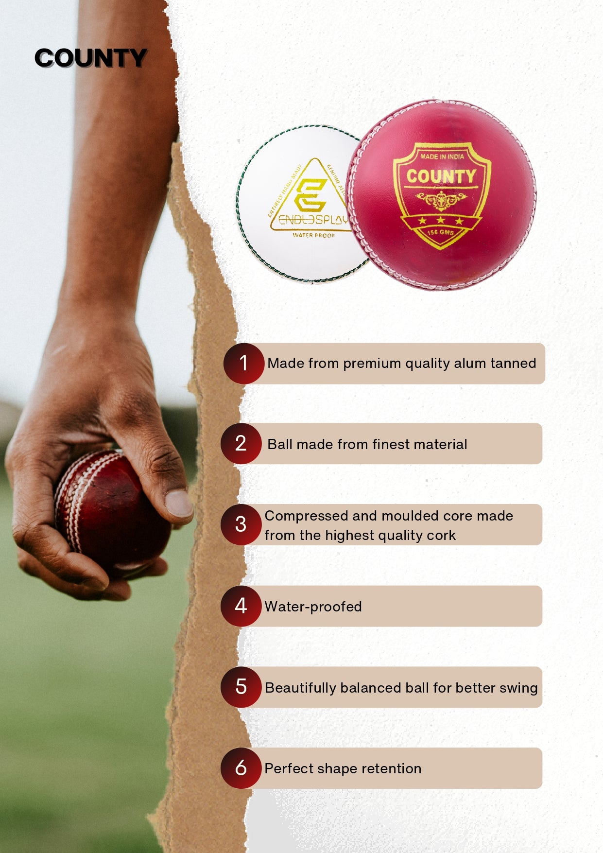 County Special Ball – Premium Quality & Durable