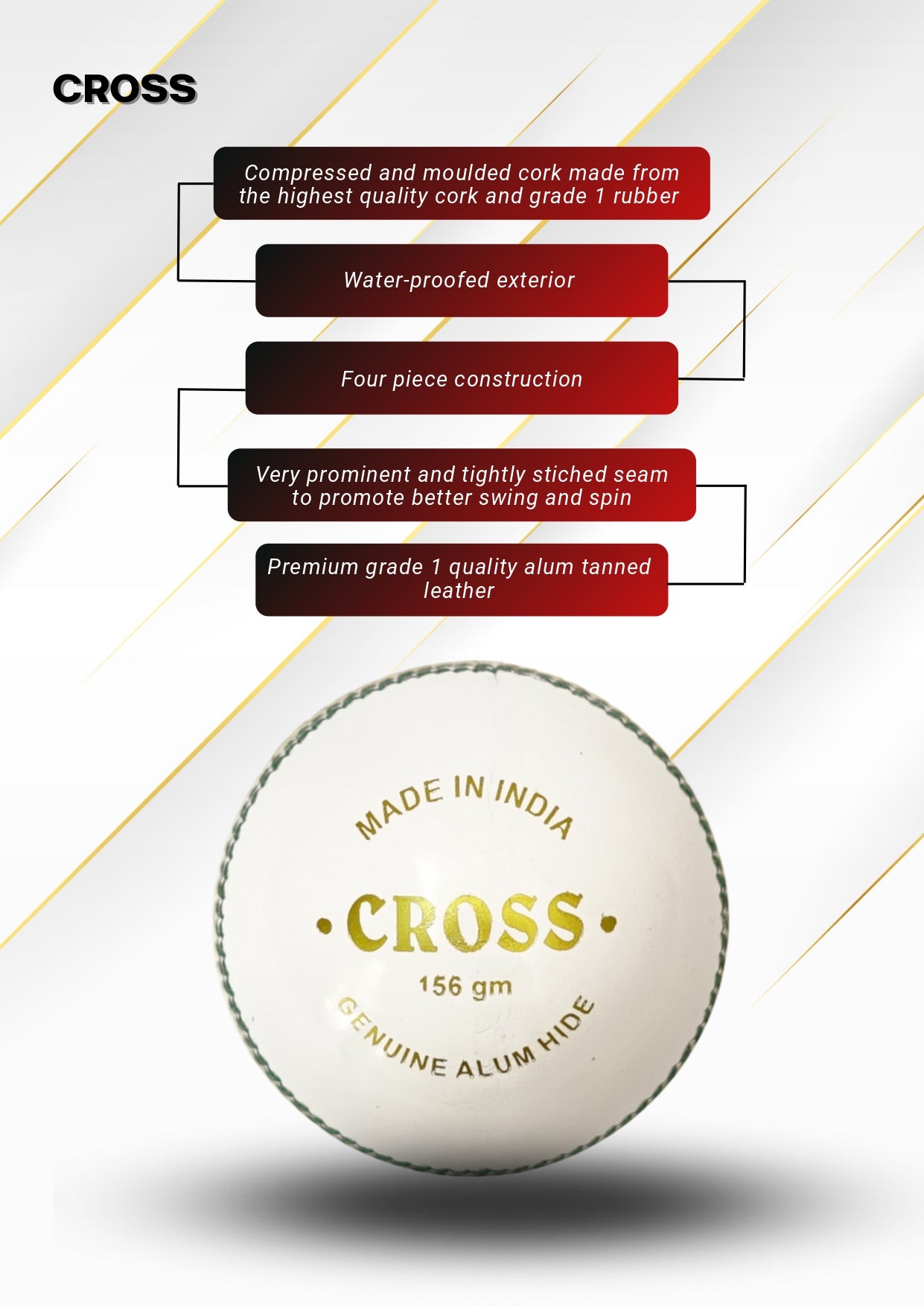 Cross Ball 156g – Ultimate Durability & Performance