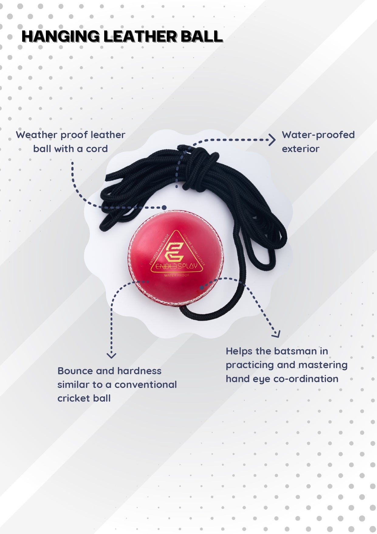 Hanging Leather Ball – Perfect for Precision Training