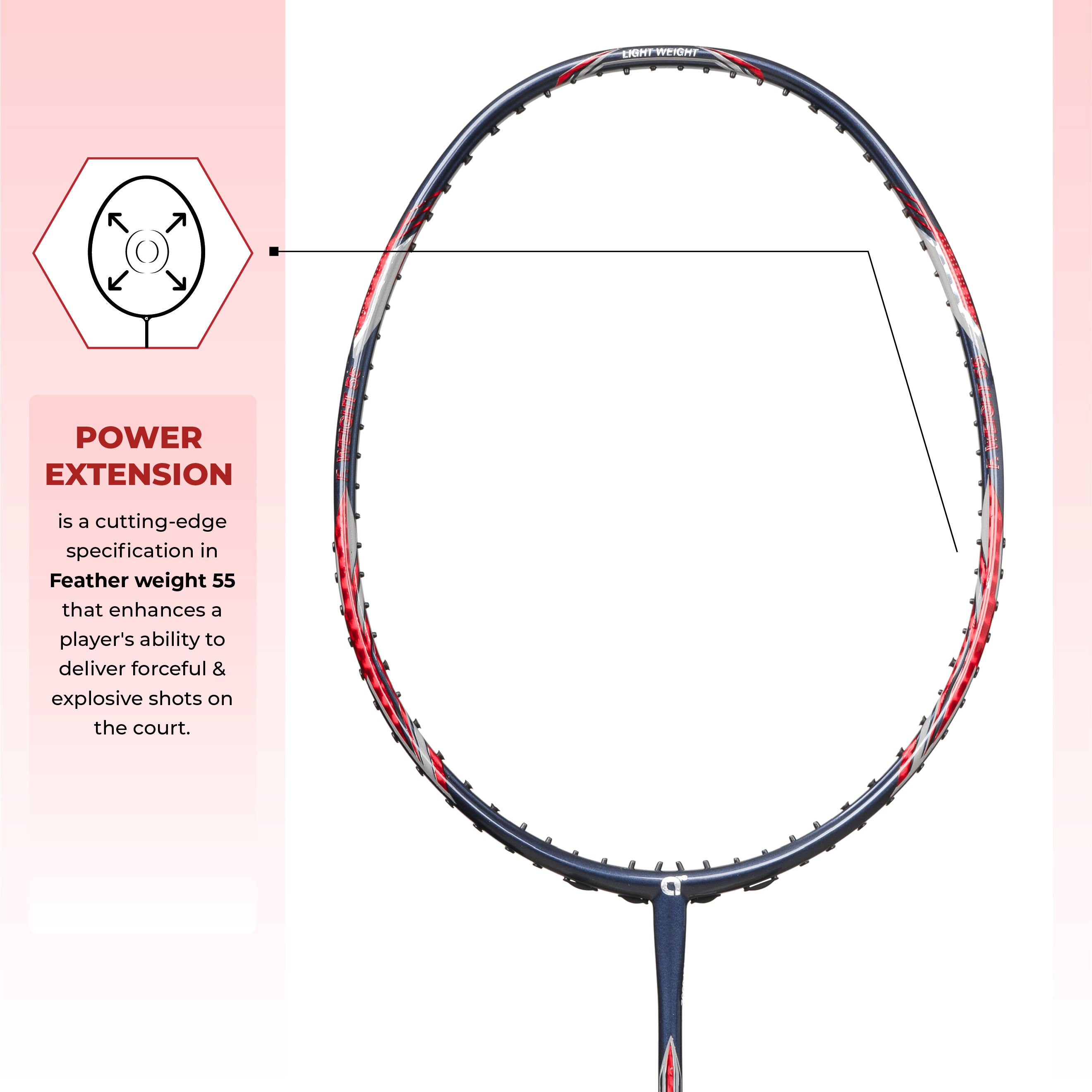 Feather Weight 55 Racquets