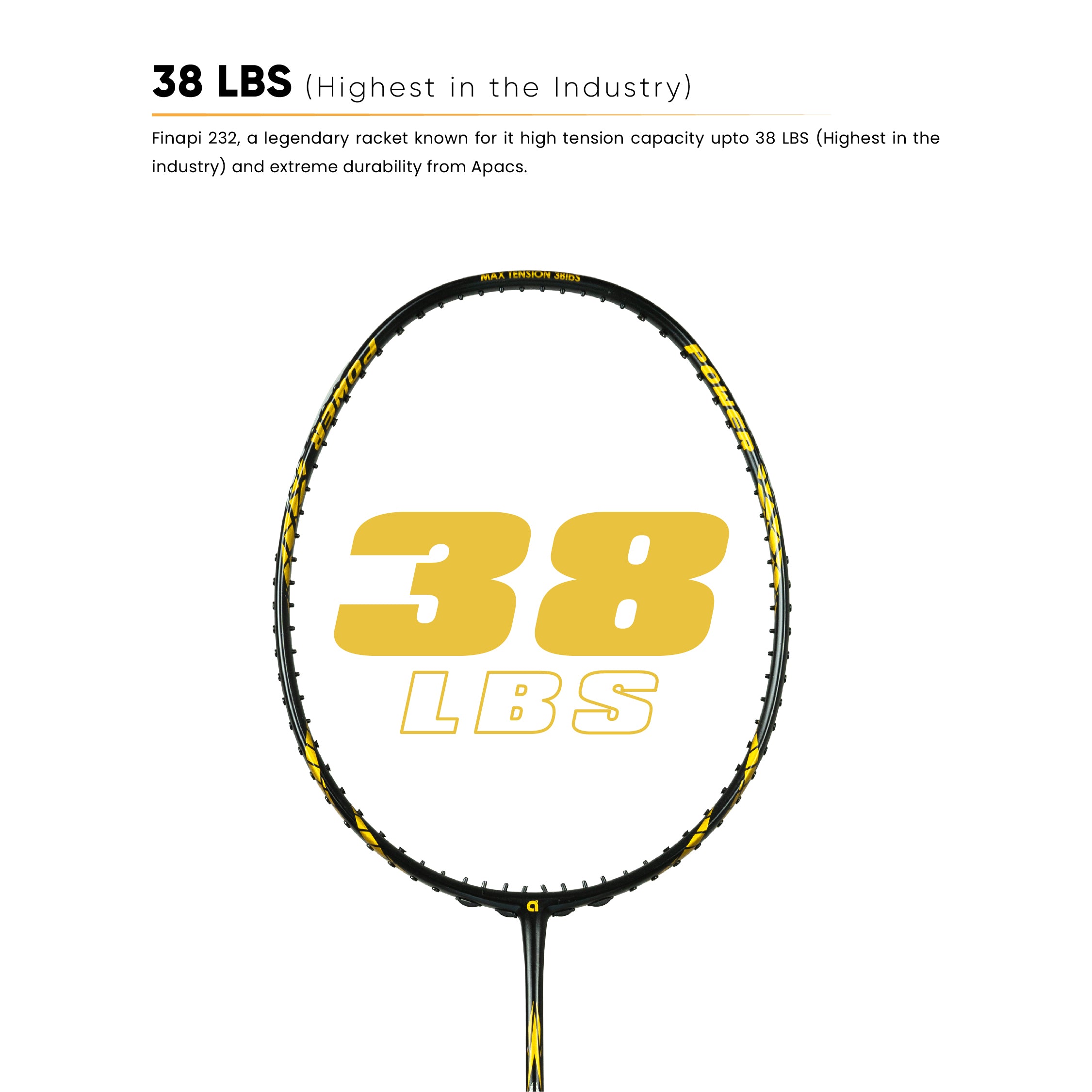 Finapi 232 Limited Edition Badminton Racquet