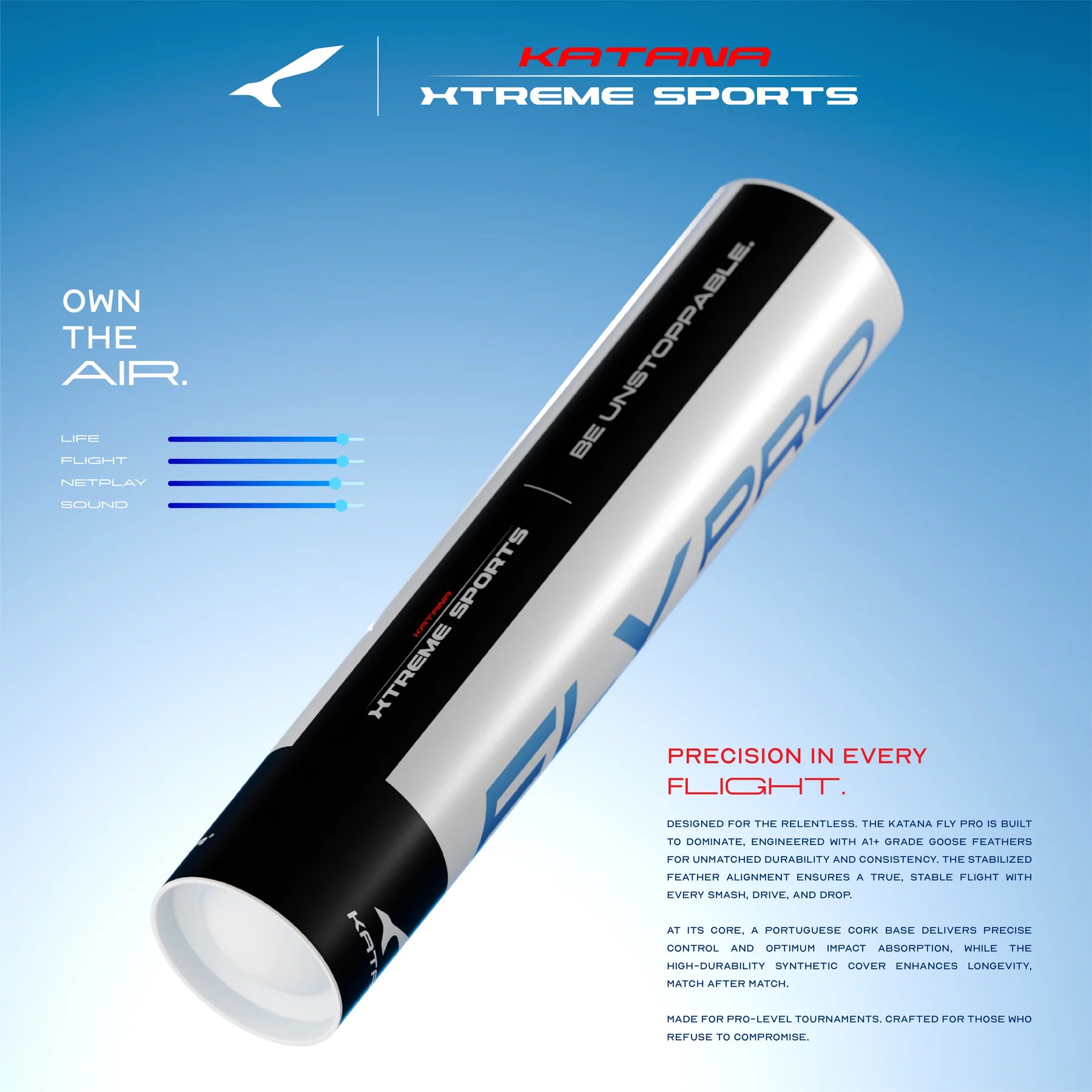 Fly Pro Feather Shuttlecock