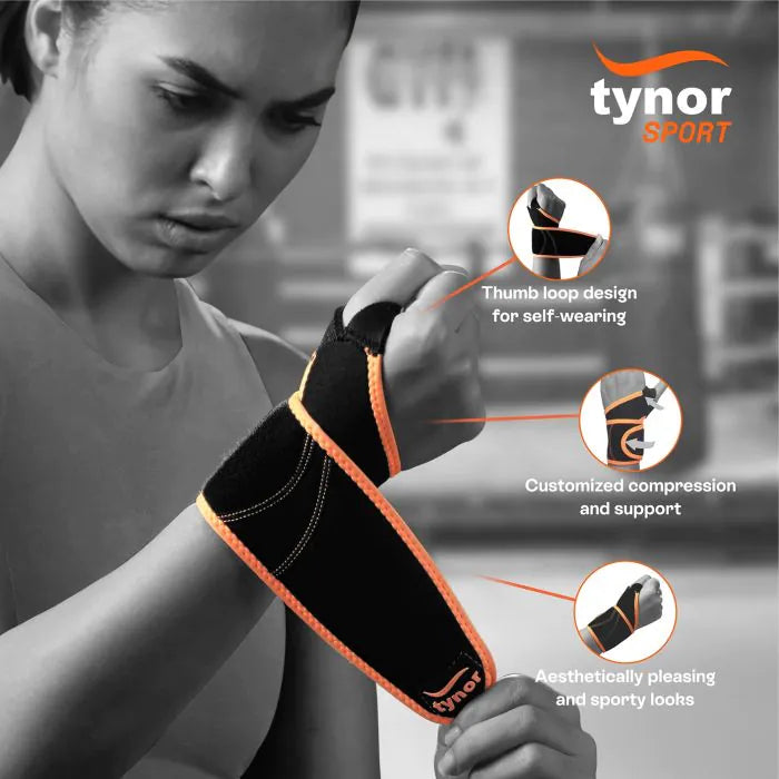 Tynor Wrist Wrap with Thumb Loop